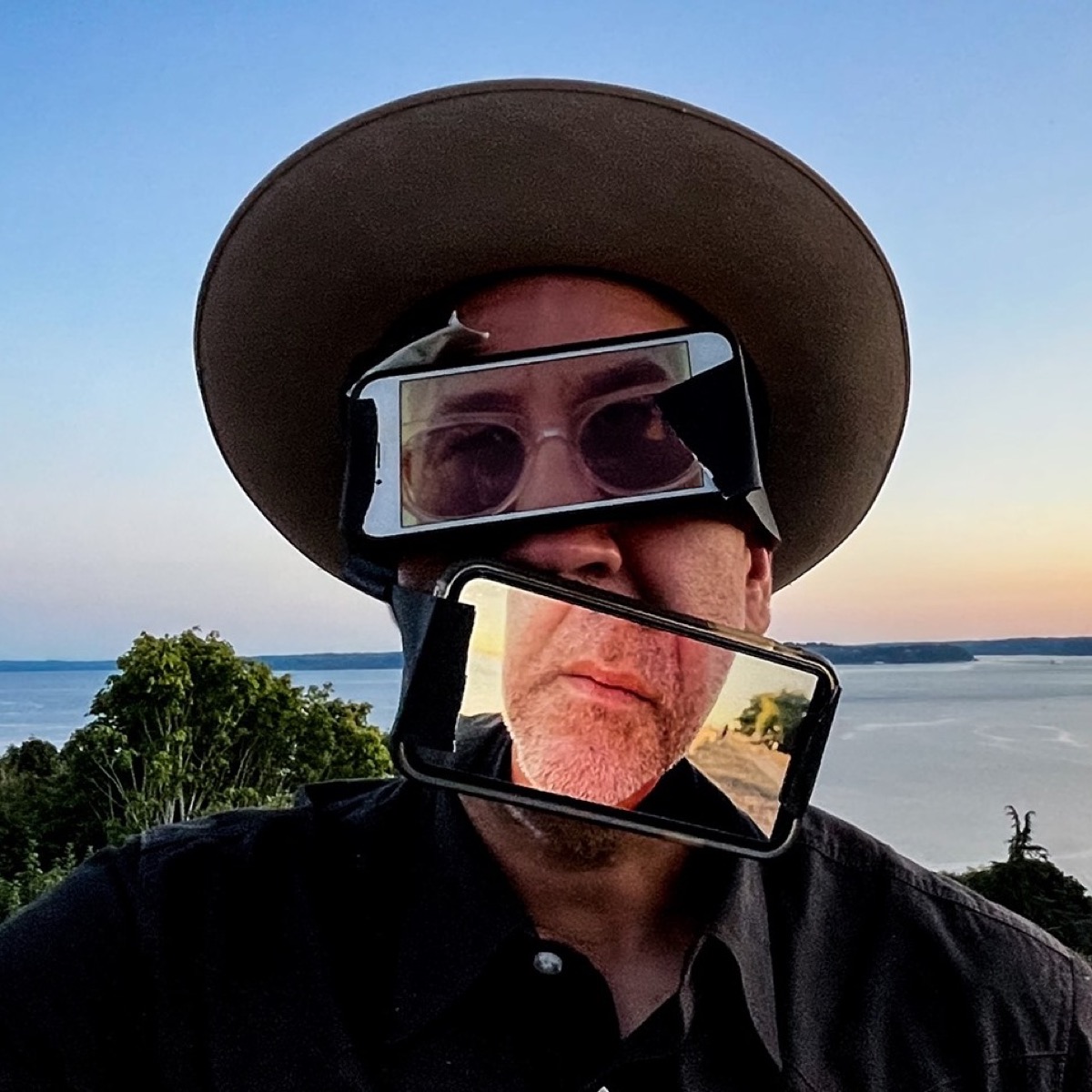 Knathan Ryan portrait with Meta Ray-Ban glasses
